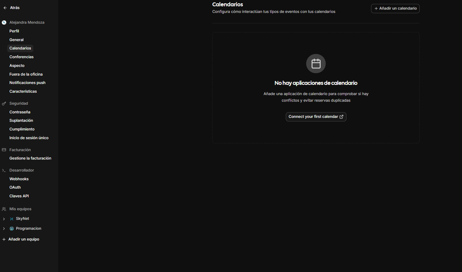 Configuraci&oacute;n general.